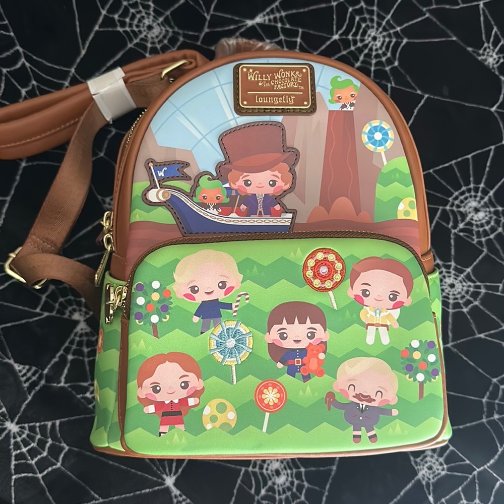 50th anniversary Willy Wonka Loungefly backpack